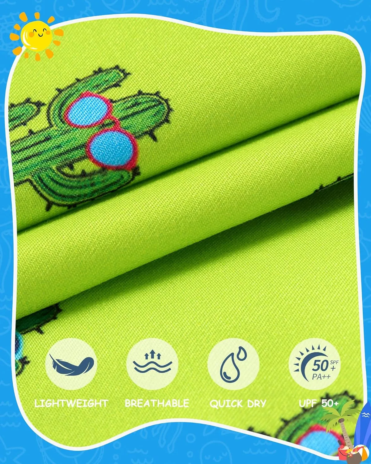 Boys Swim Trunks with Compression Liner Toddler Boys Swim Shorts Boxer Brief Board Shorts Swimming Set 5-18T