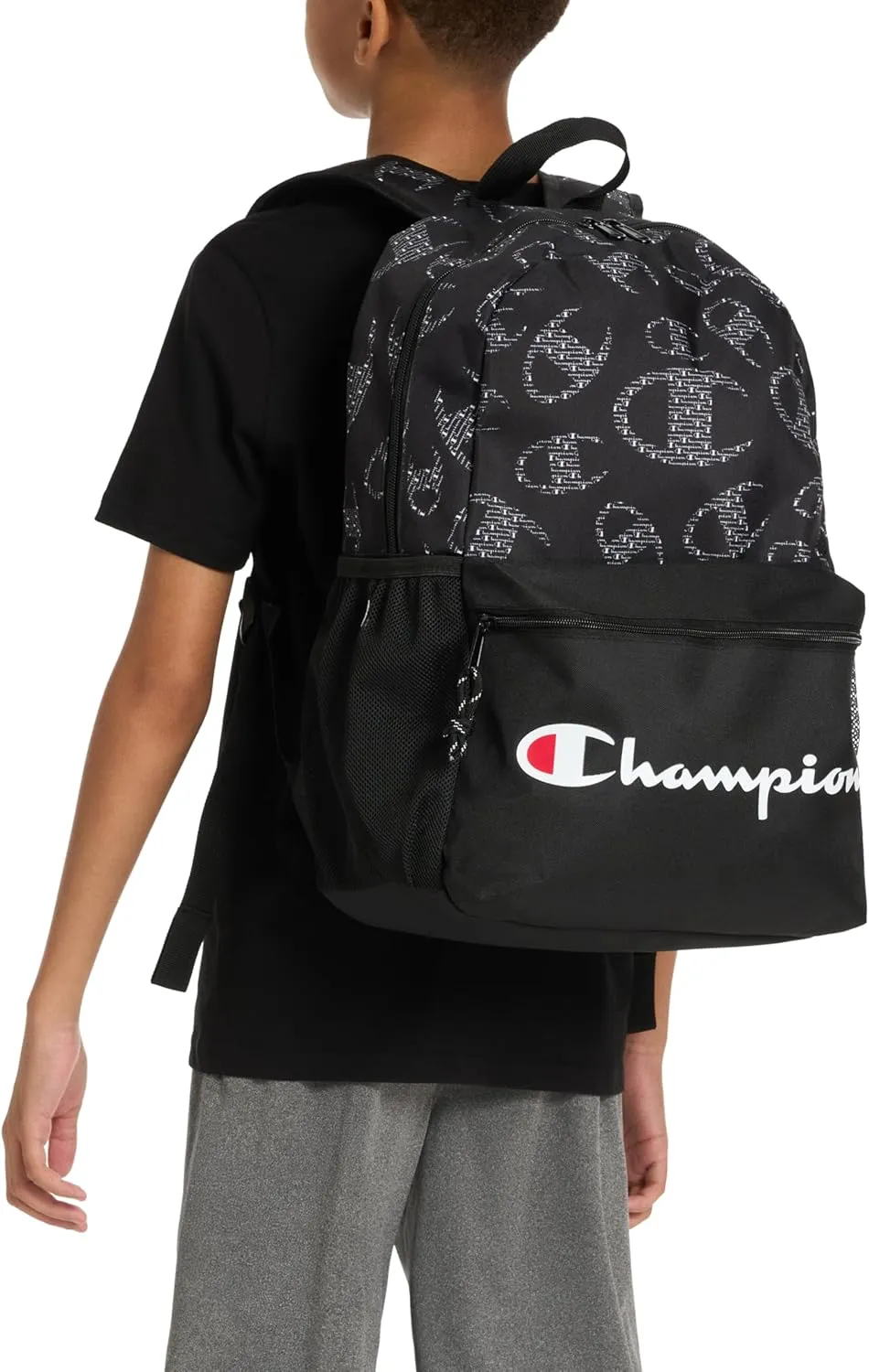 Champion Merit Backpack, Grey/White, One Size