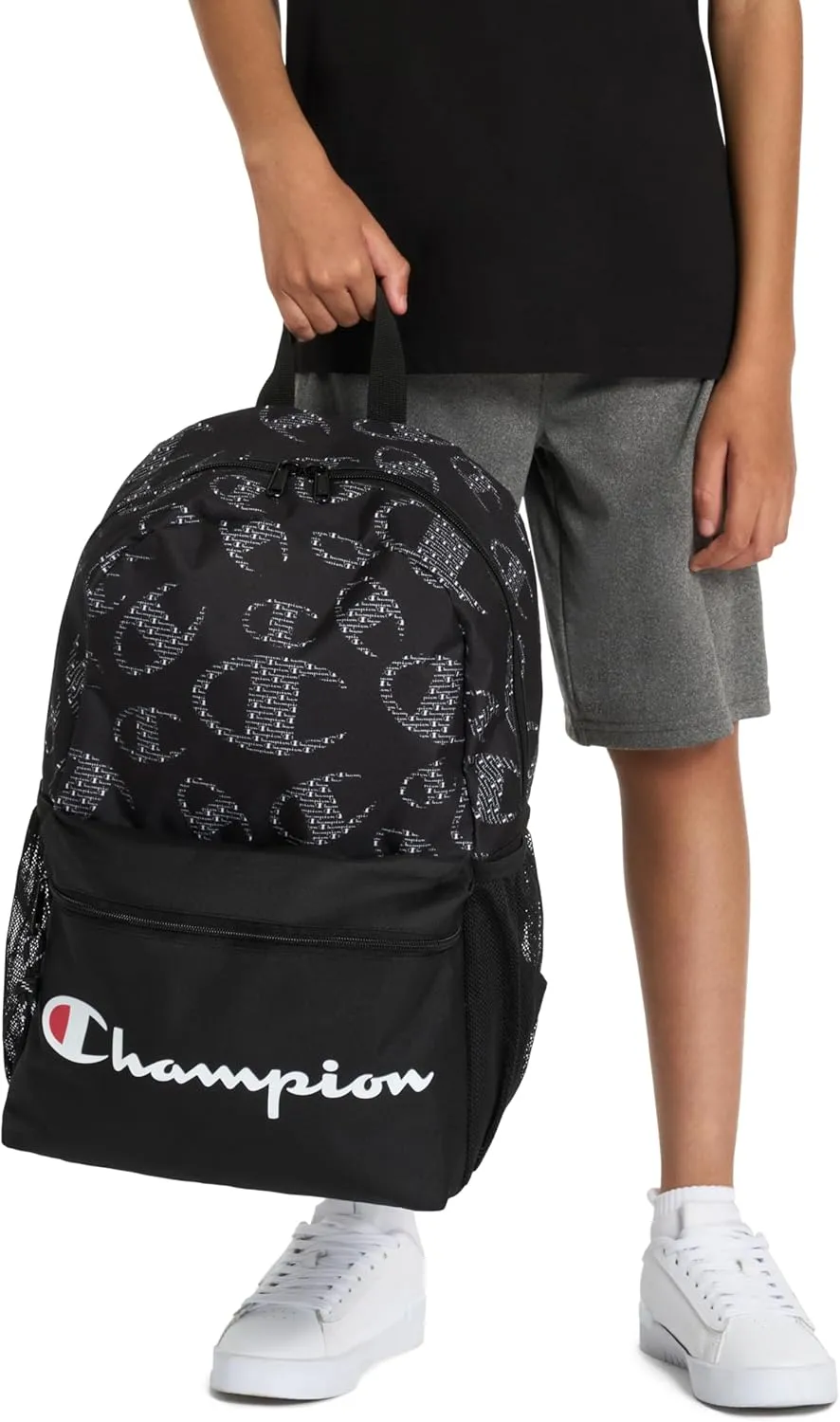 Champion Merit Backpack, Grey/White, One Size