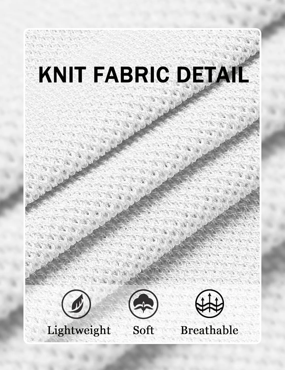 COOFANDY Men's Knit T-Shirts Short Sleeve Crewneck Shirt Casual Textured Pullover Tees