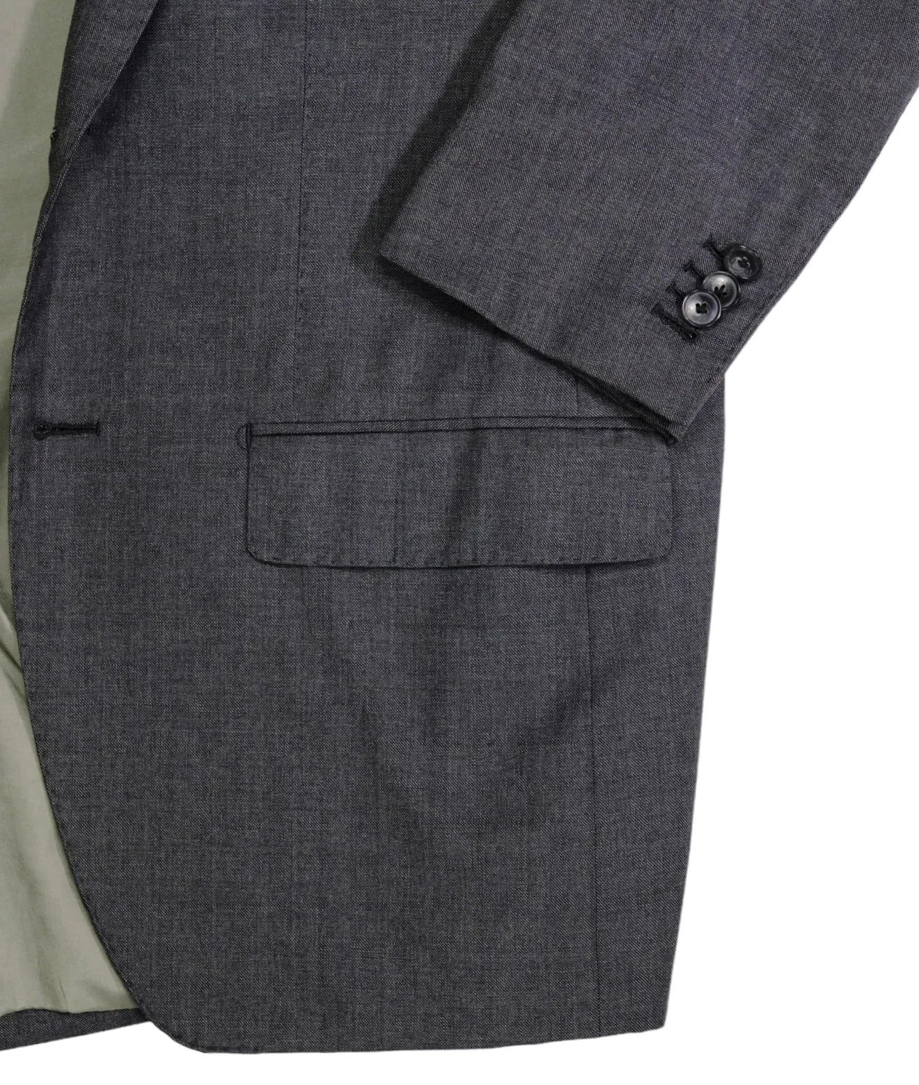 Grey Wool Sports Jacket 46 (Short)