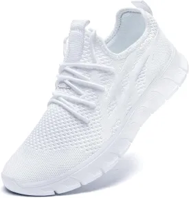 Men's Breathable Running Shoes Comfortable Walking Sneakers for Gym Sports Fitness Casual Fashion Workout Shoes Non-Slip Lightweight