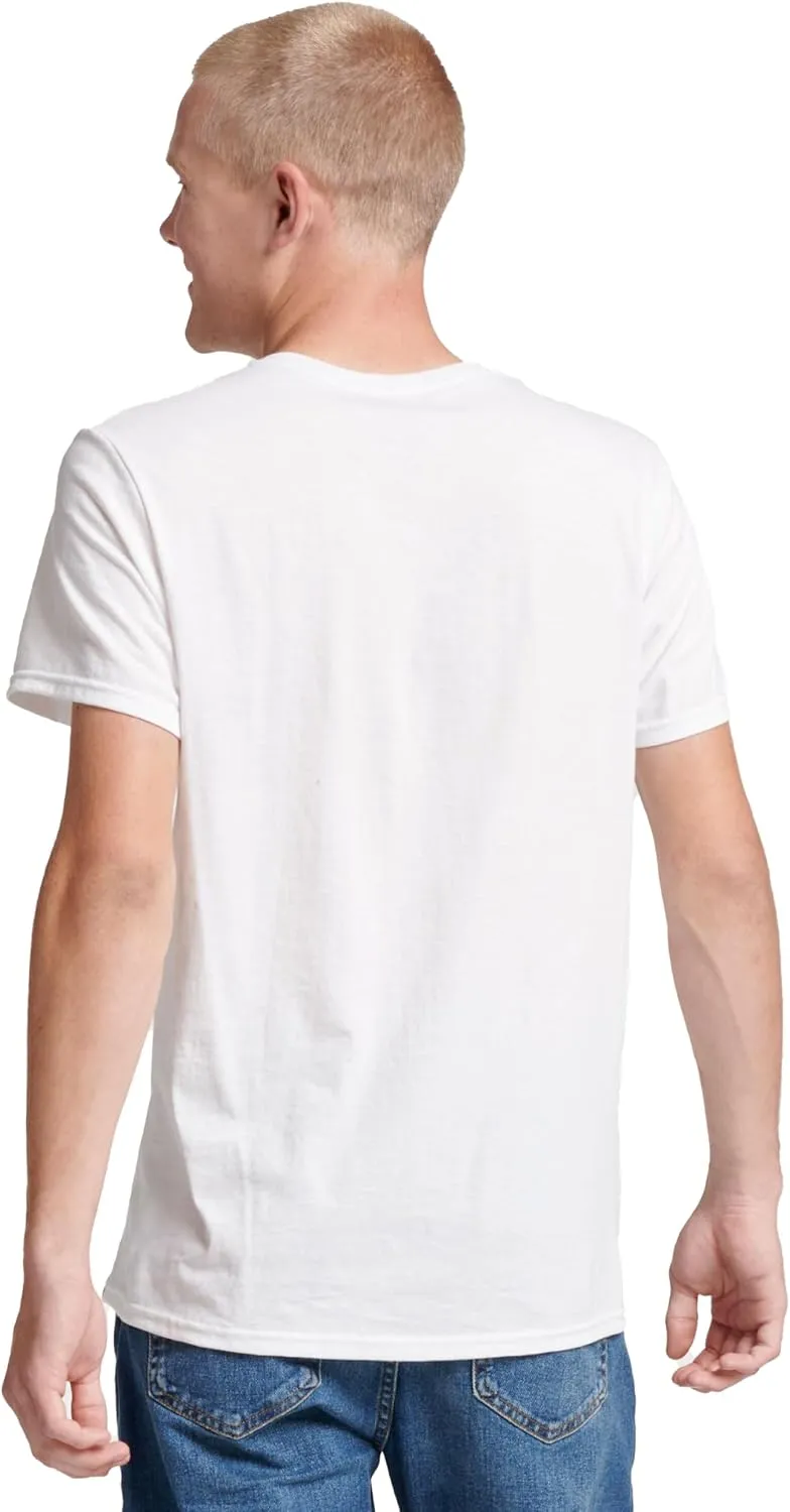 Russell Athletic Men's Dri-Power Cotton Blend Short Sleeve Tees, Moisture Wicking, Odor Protection, UPF 30 , Sizes S-4x