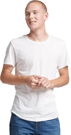 Russell Athletic Men's Dri-Power Cotton Blend Short Sleeve Tees, Moisture Wicking, Odor Protection, UPF 30 , Sizes S-4x